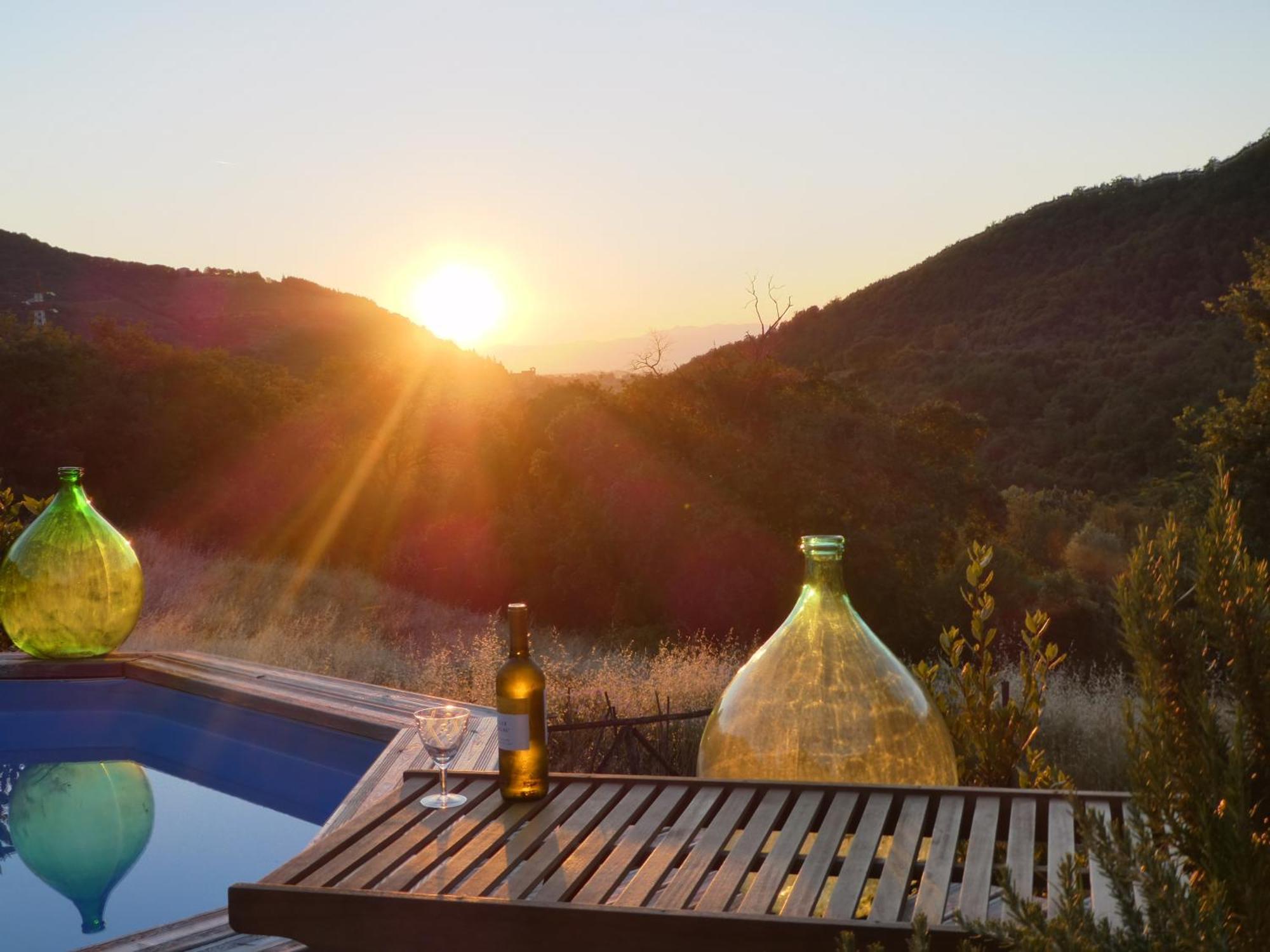 Il Capriolo Villa San Cerbone Luaran gambar